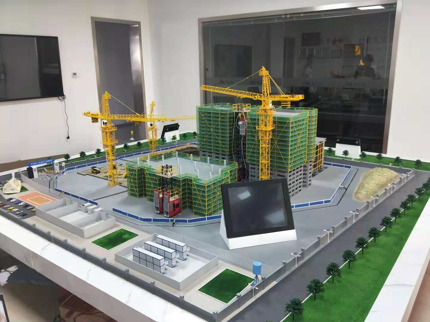 砀山县建筑施工场景模型